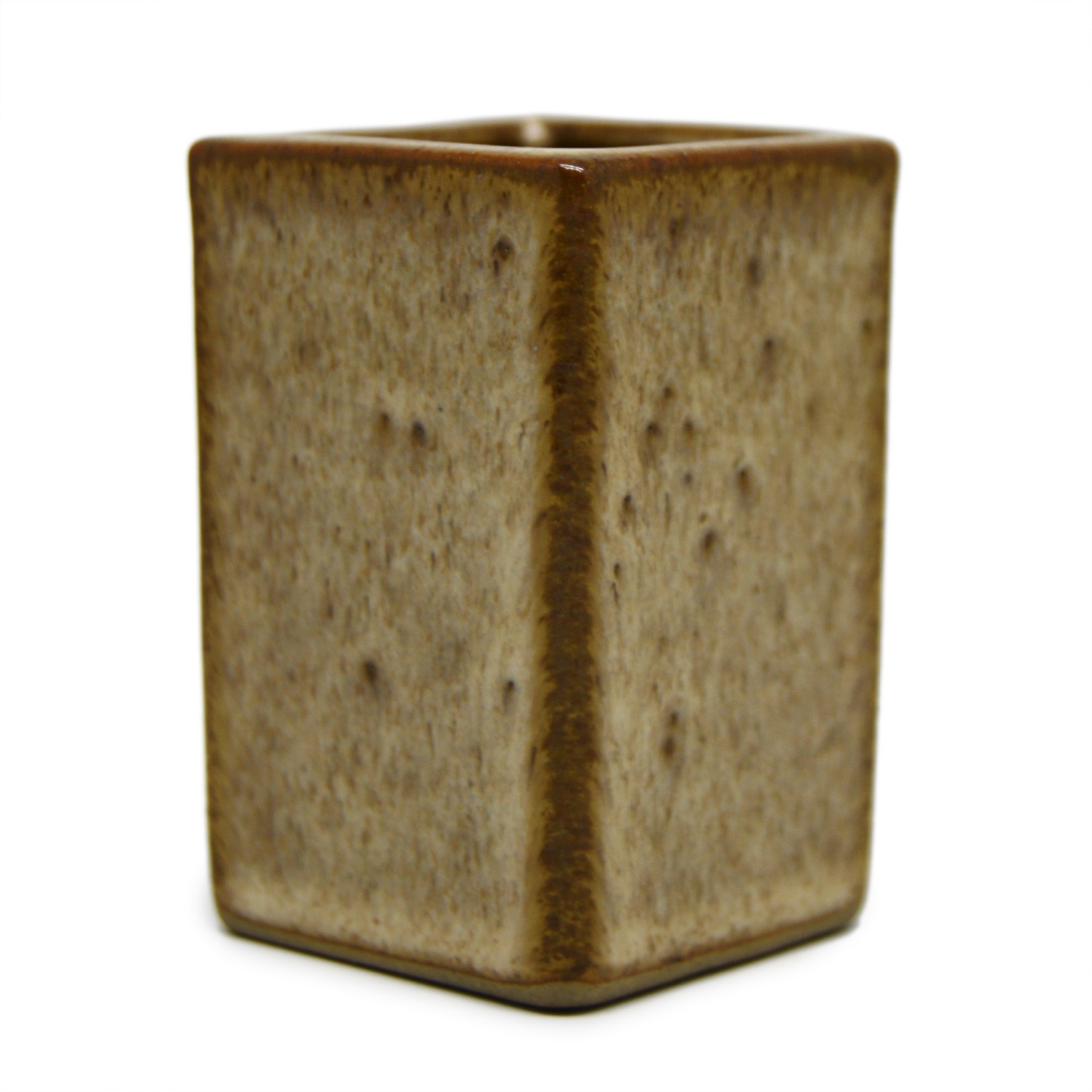 Rectangular toothpick holder - 0035 Stoneware