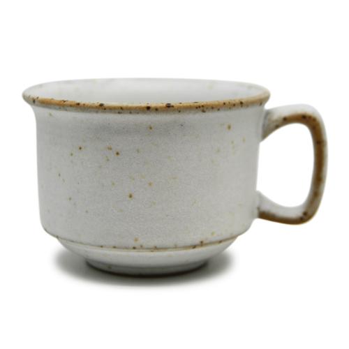 Cốc Cà Phê Trung Chân Cao - Men 0015 Sành Lấm Tấm